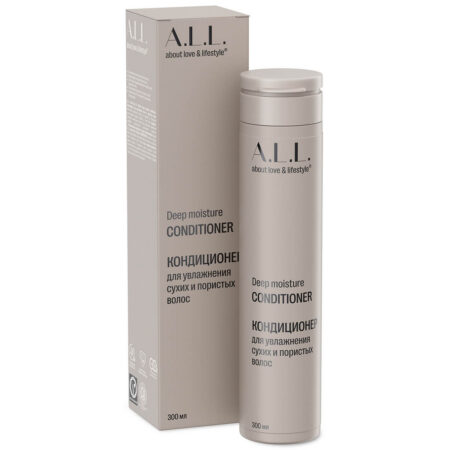 A.L.L. Deep moisture conditioner. Кондиционер для увлажнения сухих и пористых волос. 300 мл