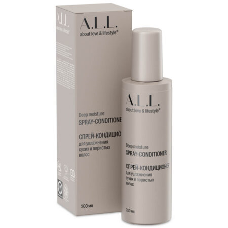 A.L.L. Deep moisture spray-conditioner. Спрей-кондиционер для увлажнения сухих и пористых волос. 200 мл