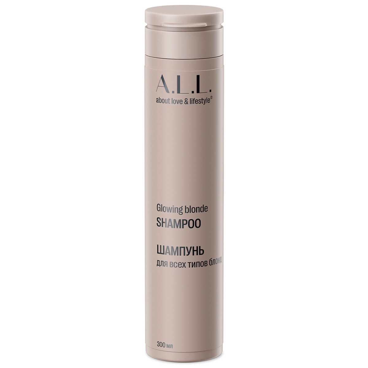 A.L.L. Glowing blonde shampoo. Шампунь для волос всех типов блонд. 300 мл — изображение 2