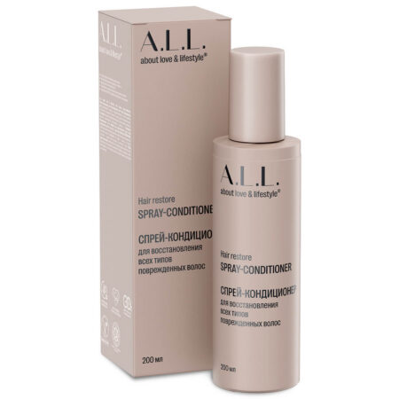 A.L.L. Hair restore spray-conditioner. Спрей-кондиционер для восстановления всех типов поврежденных волос. 200 мл