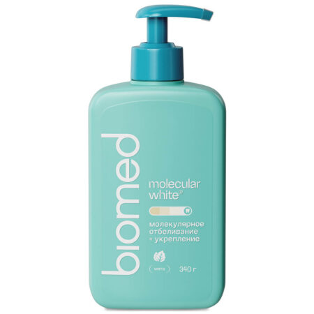 Зубная паста «BIOMED МОЛЕКУЛЯРНОЕ ОТБЕЛИВАНИЕ. Мята». 340 г
