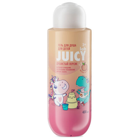 Гель для душа детский JUICY Lab (ДЖУСИ Лаб) «Душистый Персик». 400мл