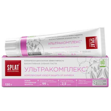 Зубная паста SPLAT (СПЛАТ) Professional «УЛЬТРАКОМПЛЕКС» отбеливающая для чувствительных зубов , 130 г (100 мл)