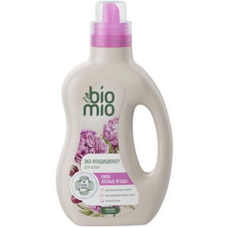 Экологичный кондиционер для белья BioMio® BIO-SOFT, пион-лесные ягоды, 800 мл