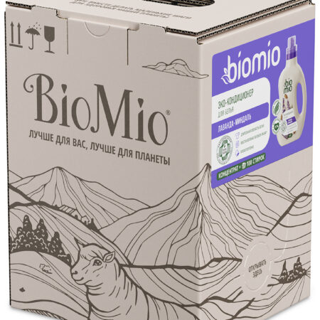 Экологичный кондиционер для белья BioMio® BIO-SOFT, лаванда-миндаль, 3000 мл