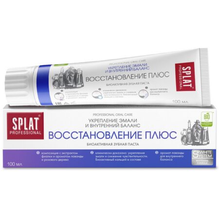 Зубная паста SPLAT® Professional RECOVERY PLUS / ВОССТАНОВЛЕНИЕ ПЛЮС, 100 мл
