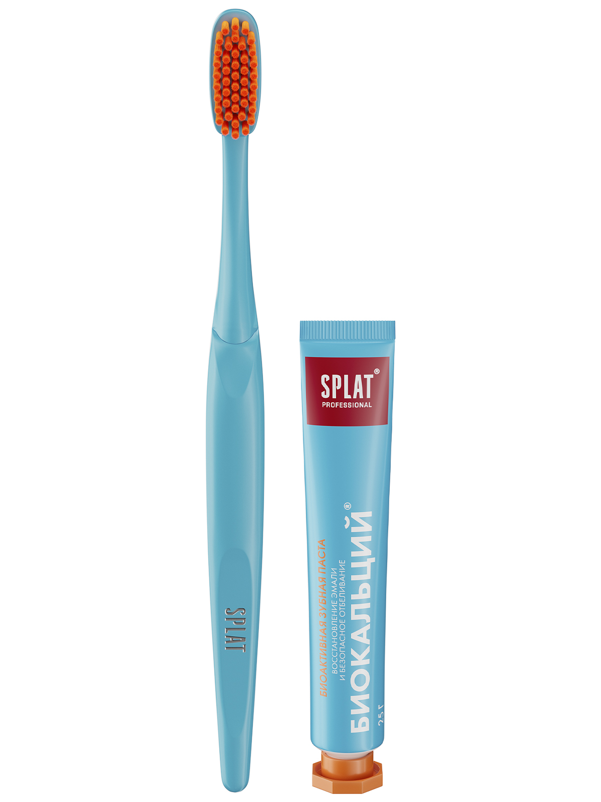 Дорожный набор паста и щётка SPLAT® Professional БИОКАЛЬЦИЙ, 25 г — изображение 2