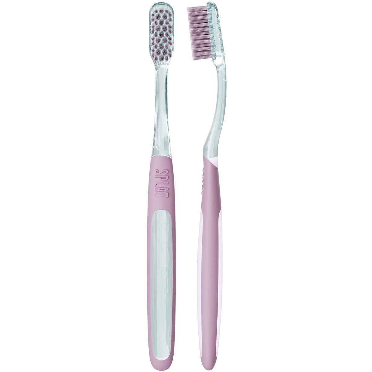 Инновационная зубная щетка SPLAT® CLINIC CARE для отбеливания зубов, мягкая, розовая — изображение 2