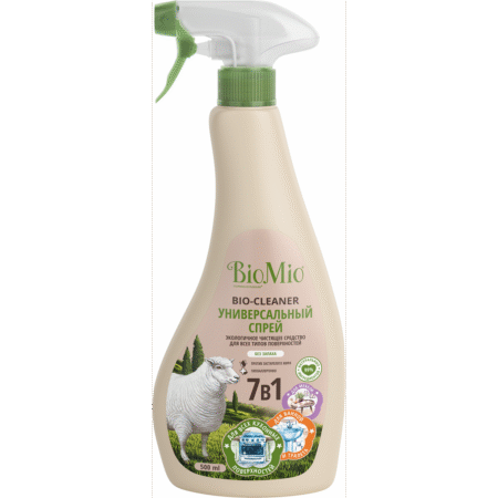 Универсальный спрей для уборки 7в1 Bio-Mio® BIO-MULTI PURPOSE CLEANER, без запаха, 500 мл