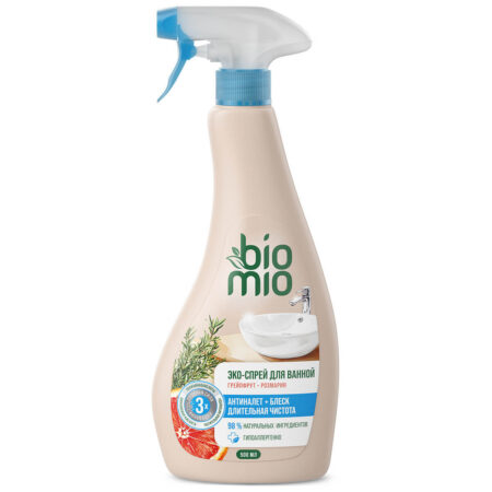 Эко-спрей для ванной комнаты Bio-Mio®. Eco-friendly bathroom spray, 500 мл