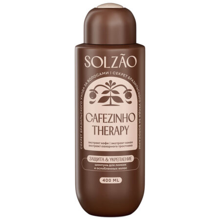 Solzao Шампунь для волос Укрепление и защита от ломкости, 400 мл