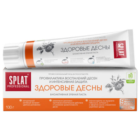 Зубная паста SPLAT® Professional HEALTHY GUMS / ЗДОРОВЫЕ ДЕСНЫ, 100 мл