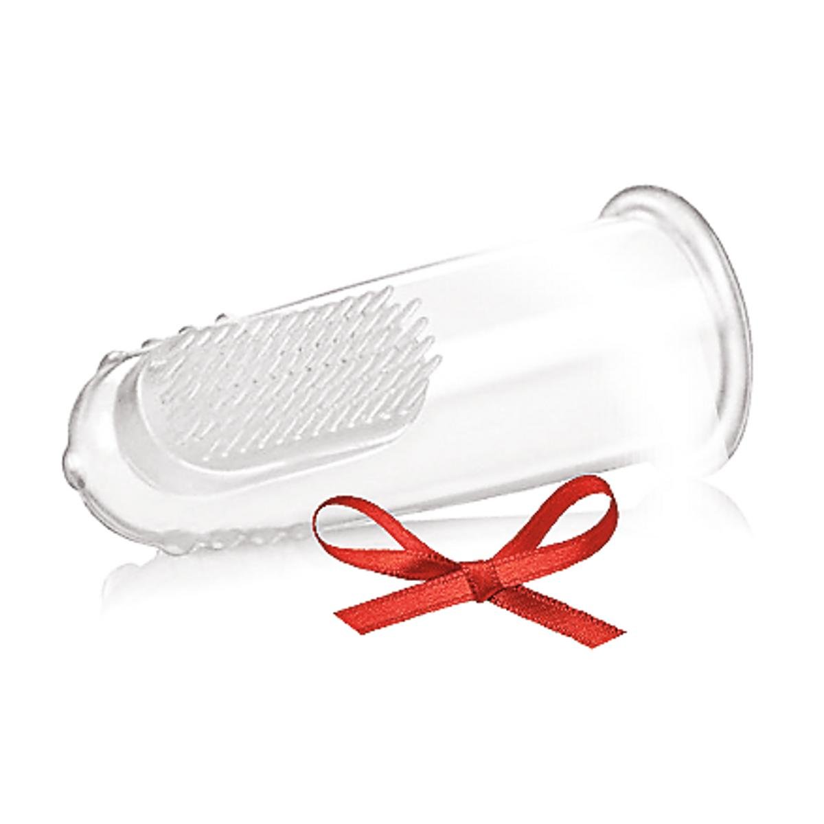 Детская натуральная зубная паста + зубная щетка - напальчник SPLAT BABY от 0 до 3 лет, яблоко-банан, 40 мл — изображение 2