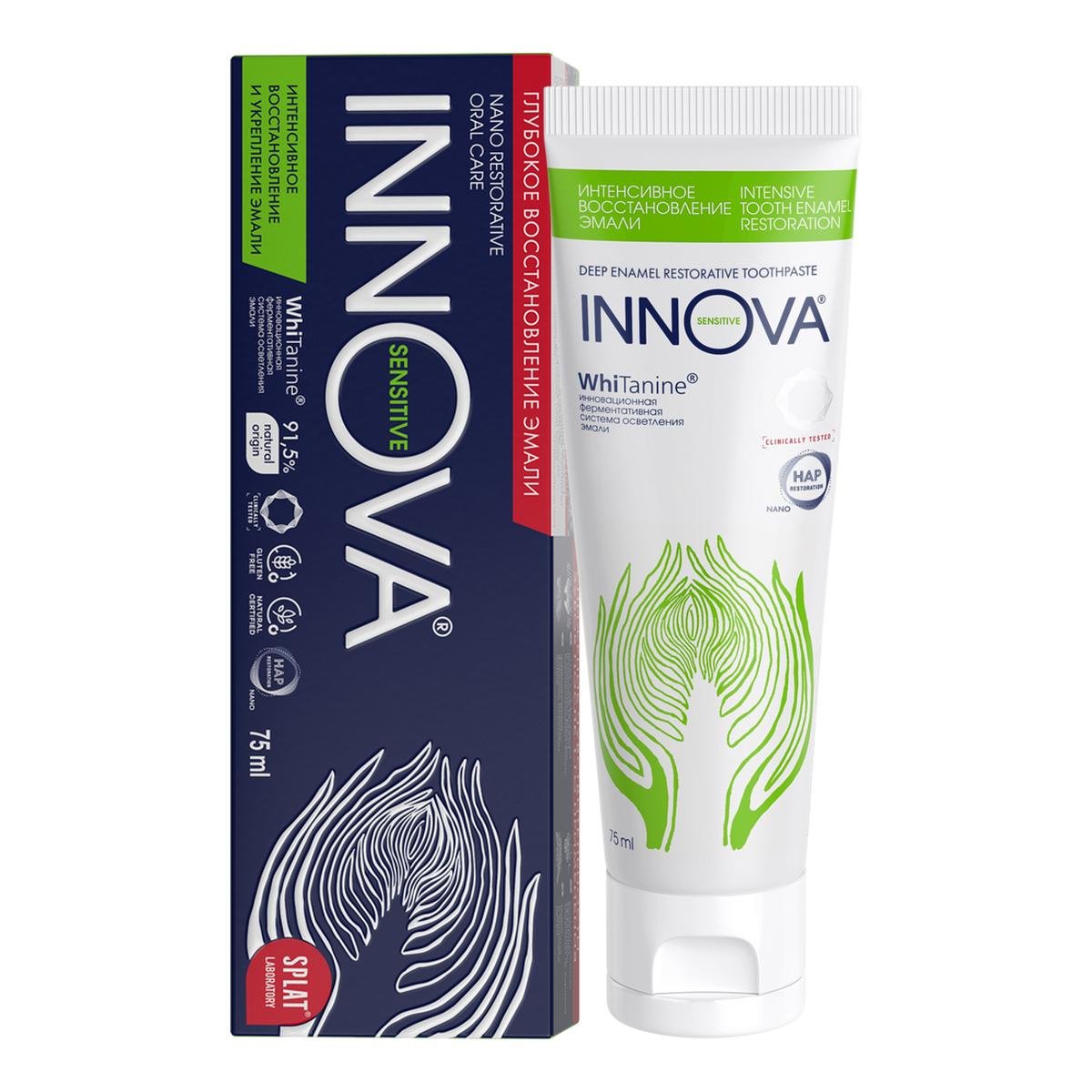 Зубная паста INNOVA® Интенсивное восстановление эмали
